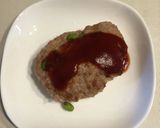 簡単、米粉入り枝豆ポークバーグ。作り方4写真