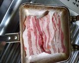 ホットサンドメーカー豚バラネギ塩焼きそば作り方3写真
