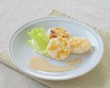 はんぺんとエビのまんまる焼き作り方7写真
