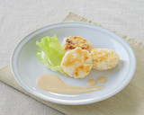 はんぺんとエビのまんまる焼き作り方7写真