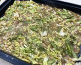 アスパラバターもんじゃ焼作り方4写真