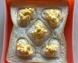 ハートの一口たまごサンドイッチ作り方4写真