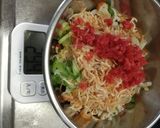 米粉活用 米粉の肉なしお好み焼き作り方3写真