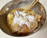 米粉で作る鶏の唐揚げ作り方3写真