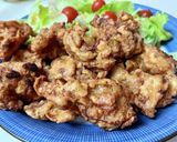 米粉で作る鶏の唐揚げ作り方4写真
