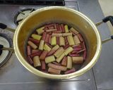 シャキシャキ食感 ずいきの酢の物作り方3写真