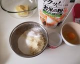 朝食にも!チーズとクルミの米粉クッキー作り方1写真