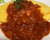 春キャベツのオムレツ♡トマトソースがけ作り方4写真