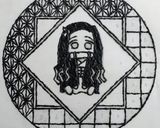 禰豆子ケーキver.2(鬼滅の刃)作り方3写真
