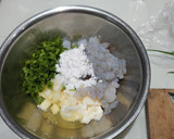 簡単♡卵白と片栗粉でえびのつくね揚げ作り方4写真
