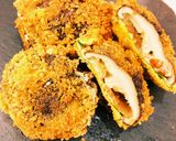 めちゃうま!椎茸の梅しそチーズ揚げ♪作り方10写真