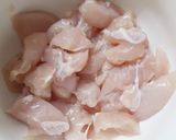 ワインに合う♪春キャベツと鶏肉の塩炒め作り方1写真