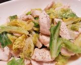 ワインに合う♪春キャベツと鶏肉の塩炒め作り方10写真
