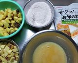 さつまいもとりんごのケーキ作り方3写真