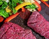 ガッツリ！ステーキ丼作り方4写真