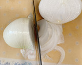 米粉で♪新玉ねぎと干しエビのかき揚げ作り方1写真