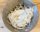 米粉で♪新玉ねぎと干しエビのかき揚げ作り方4写真