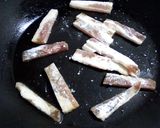 【弁当】青絲っぽい炒め物とごま油ポテト作り方4写真