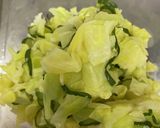 キャベツと胡瓜の塩昆布和え作り方10写真