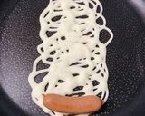 簡単☆揚げないくるくるアメリカンドッグ作り方6写真