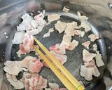 かぼちゃペーストいり豚汁作り方3写真