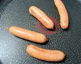 簡単☆揚げないくるくるアメリカンドッグ作り方4写真