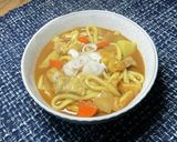減塩カレーうどん塩分0うどん+減塩カレー作り方10写真