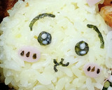 だるまうさぎ弁当☆ちいかわキャラ弁作り方7写真