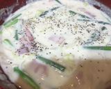 クリームパスタ(味噌が隠し味)作り方3写真
