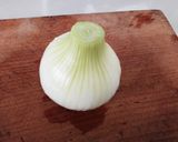 超簡単！レンジでチン新玉ねぎのポン酢かけ作り方1写真