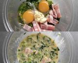 お弁当にも☆菜の花とベーコンの玉子焼き。作り方4写真