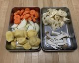 鶏と彩り野菜の黒酢あん作り方2写真