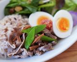 牛肉と金針菜と絹さやの炒め作り方5写真