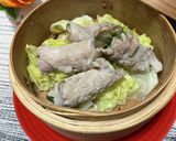 豚肉の大葉巻きせいろ蒸し作り方7写真