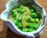 グリンピースのオイル蒸し　発酵玉葱作り方6写真