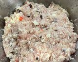 さっぱりヘルシー！鶏むねミンチ豆腐焼き作り方4写真