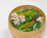 【無添加】菜の花の豚汁 ゆで汁を使って作り方8写真