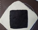 チョコマーブルパン用♡折り込みシート作り方8写真