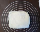 チョコマーブルパン用♡折り込みシート作り方13写真