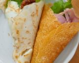 米粉のクレープdeラップサンド作り方4写真