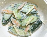 ３分きゅうりとチーカマとチーズのマヨ和え作り方2写真