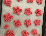 絞り出し苺クッキー作り方1写真