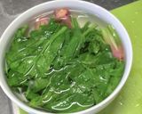 夕食はコレ★ほうれん草と鶏胸肉★味噌マヨ作り方3写真