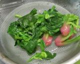 夕食はコレ★ほうれん草と鶏胸肉★味噌マヨ作り方4写真