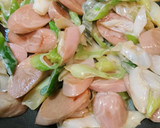 簡単！めちゃ旨！魚肉ソーセージ長ねぎ炒め作り方3写真