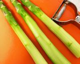 米粉でエビとアスパラのオーロラソース和え作り方5写真