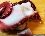 簡単　タコとセロリのパスタ作り方3写真