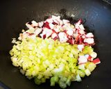 簡単　タコとセロリのパスタ作り方4写真