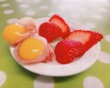*生ハムとうずらのフラワーエッグ*作り方4写真