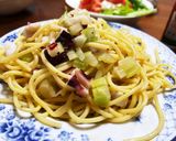 簡単　タコとセロリのパスタ作り方11写真